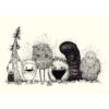 Yap Yap - Forestspirits White - A3