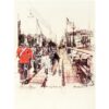 Madstitch - Dronning Louises Bro - A5 artcard