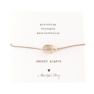A Beautiful Story - Gemstone armbånd - Smokey Kvarts