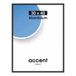 Accent - Sort Aluminium skifteramme - 30*40 cm