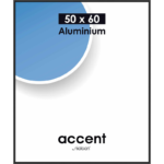 Accent - Sort Aluminium skifteramme - 50*60 cm