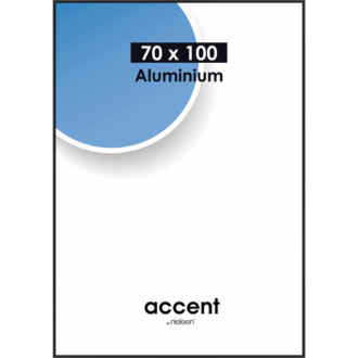 Accent - Sort Aluminium skifteramme - 70*100 cm