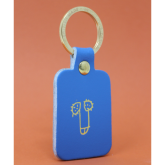 Nøglering Tissemand - Blå