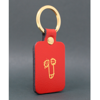 Nøglering Tissemand - Rød