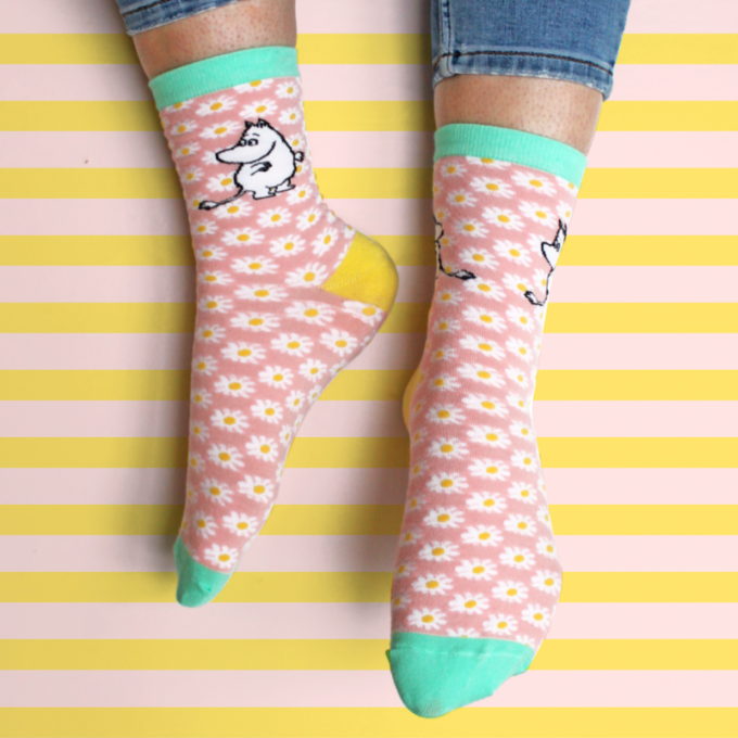 Mumi sokker med print - Daisy