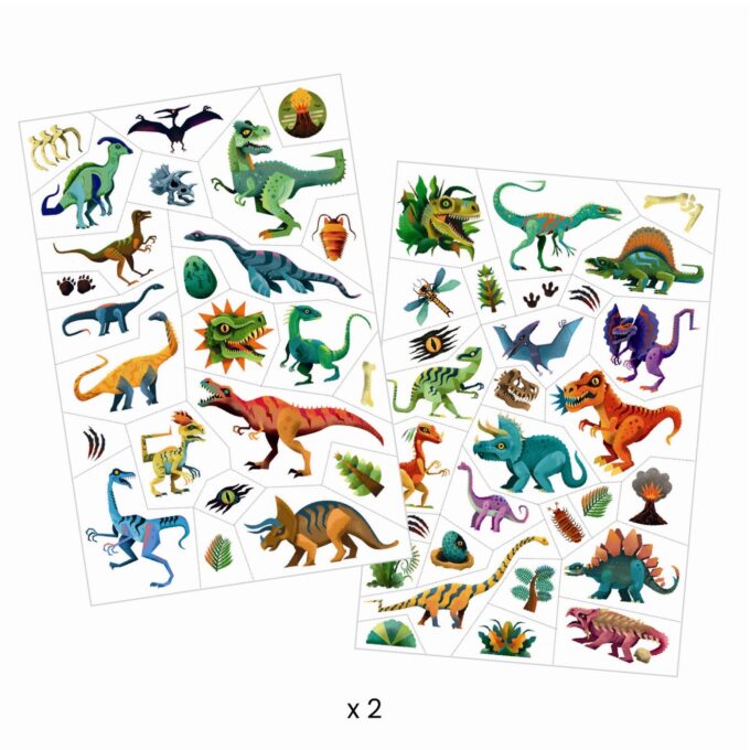 Tattoos Dinosaurs - Djeco