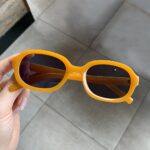 Ovale Solbriller - Orange