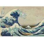 The Great Wave of Kanagawa by Hokusai - Plakat