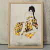 Madstitch - Melancholic Woman In Yellow Blanket 50*70