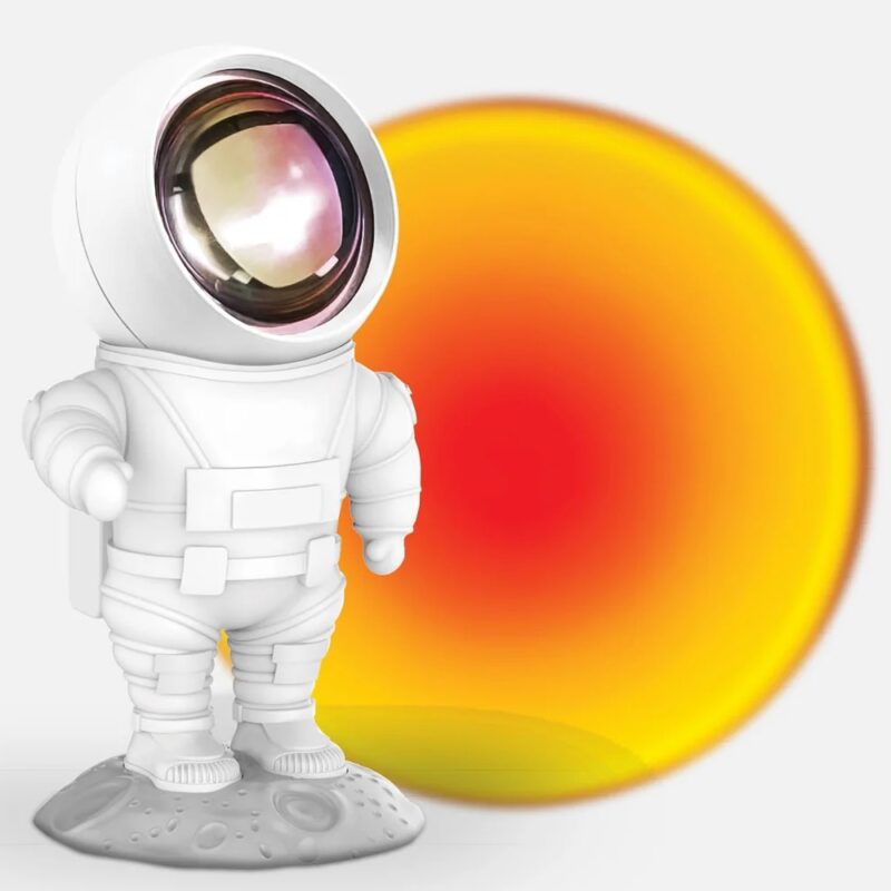 Astronaut Lampe - Lille Orange