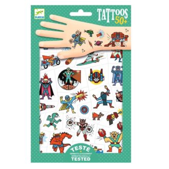 Djeco - Tattoos Skurke mod helte