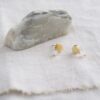 Ørestik Mini Coin Moonstone