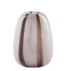 Glas Vase - Rosa/Brun