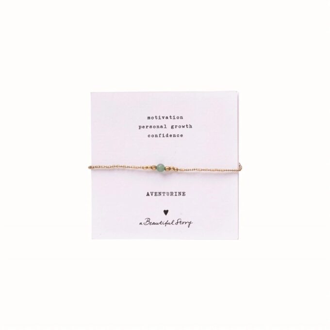 Iris Card Aventurine Armbånd
