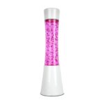 Glimmerlampe - Pink/Hvid