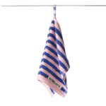 Naram Hand Towel Dazzling Blue & Rose - Bongusta