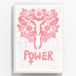 Lisa Grue - Power - Floral Edition - Pink/White