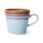 HKliving - Keramik Cappuccino Mug 70´s Serie - Ash