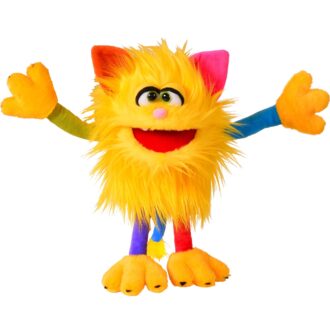 Hånddukke - Gul - Monster