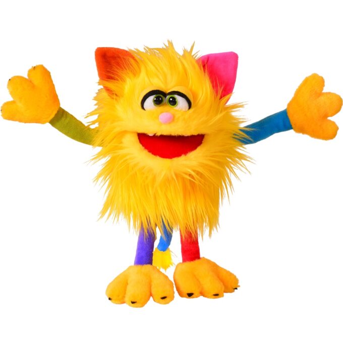 Hånddukke - Gul - Monster