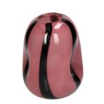 Vase Glass Burgundy