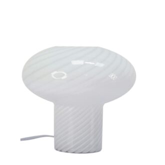 Bordlampe - Spiral Lampe - Hvid