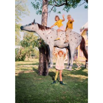 Pippi Langstrømpe – Løfter Lille Gubben - A4