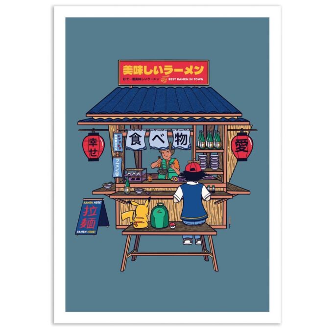 Plakat - House Of Ramen Pikachu