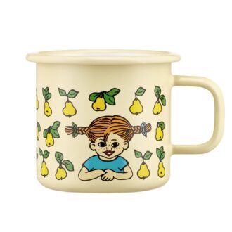 Pippi Langstrømpe Emaljekrus - Frugter