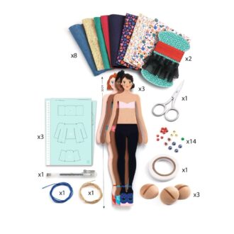 Djeco - Påklædningsdukker Mode Af Marie