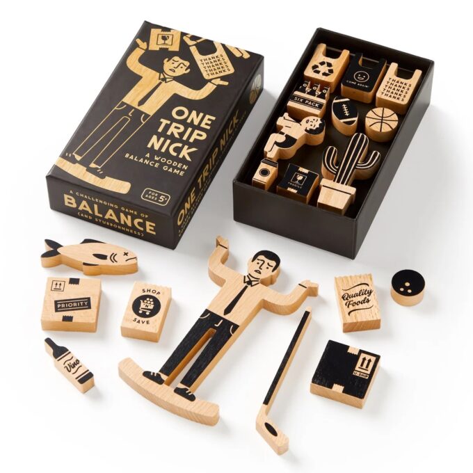 One Trip Nick Wooden Balance Game