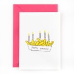 Kort - Happy Birthday Fries