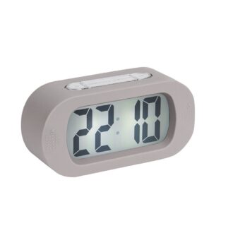 Vækkeur I Blødt Design - Grå