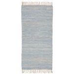 Kludeløber - Lyseblå - 60*120