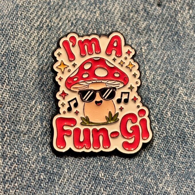 Pin - I'm A Fun-Gi