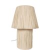 Bordlampe Lys Beige – Naturligt Raphia-Look