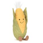 Jellycat Bamse Amuseables Sweetcorn 27 cm