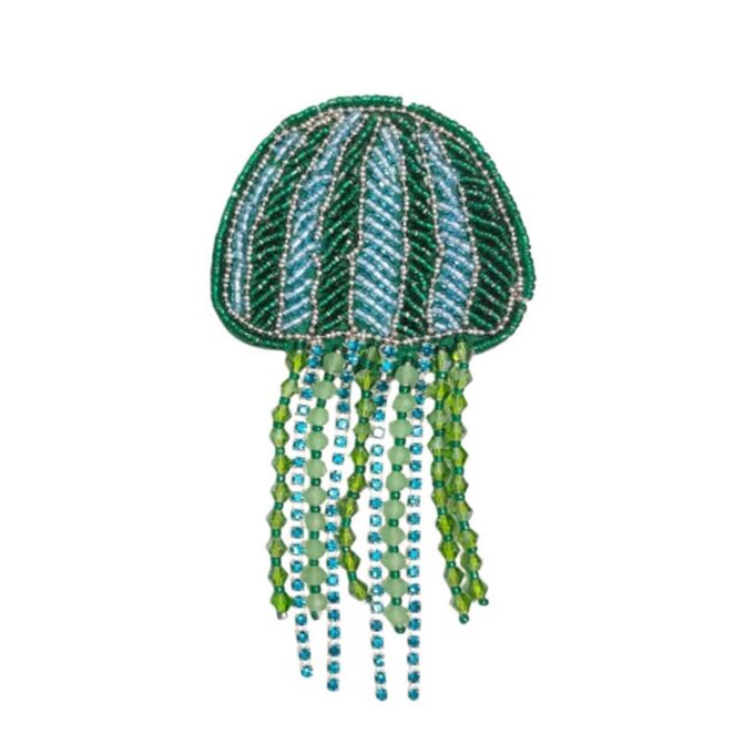Broche - Grøn Vandmand
