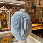 3D Vase - Stor - Lysblå