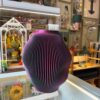 3D Vase - Stor - Grøn/Aubergine