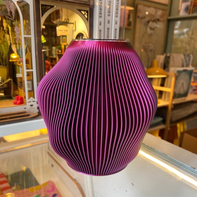 3D Vase Lille – Purple-Green | Dekorativ Vase