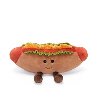 Hotdog – Blød Bamse 18 cm