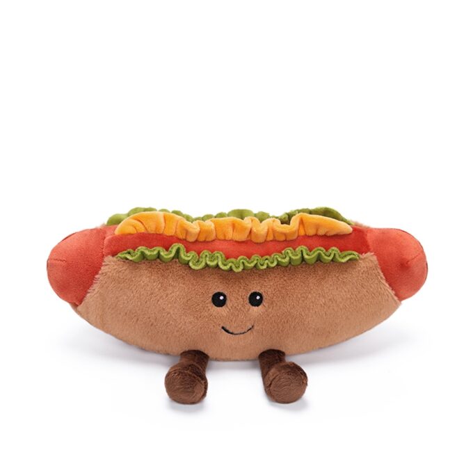 Hotdog – Blød Bamse 18 cm