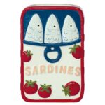 Vase Sardiner – Tomatrød Og Blå